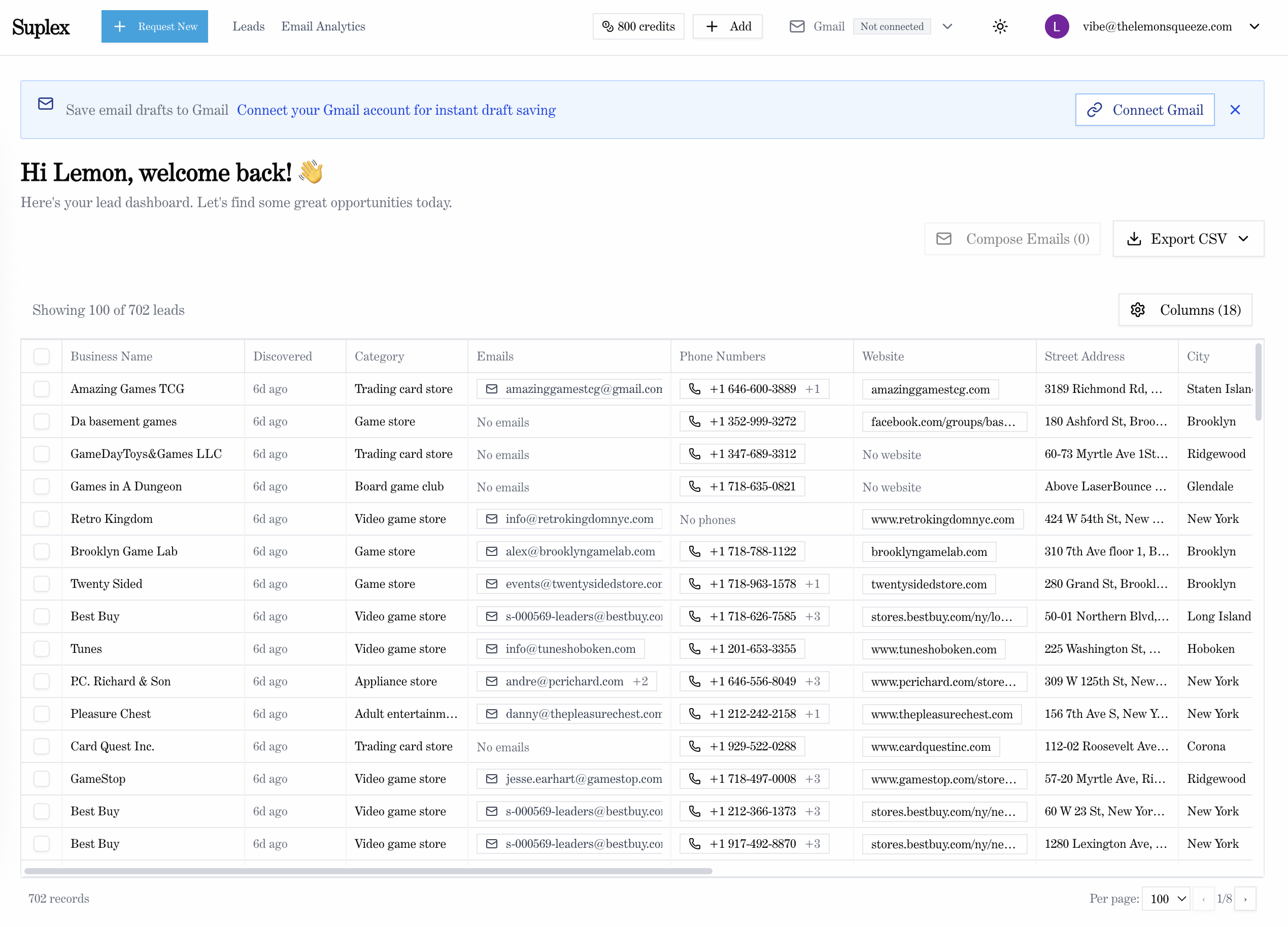 Suplex app screenshot